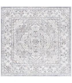 Safavieh Opal Grey / Ivory OAL464 6 ft. 7 in. X 6 ft. 7 in. Square Rug