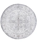 Safavieh Opal Grey / Ivory OAL468 6 ft. 7 in. X 6 ft. 7 in. Round Rug