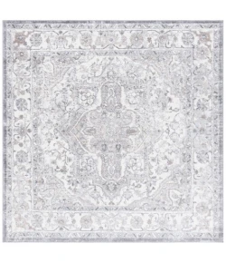 Safavieh Opal Grey / Ivory OAL468 6 ft. 7 in. X 6 ft. 7 in. Square Rug
