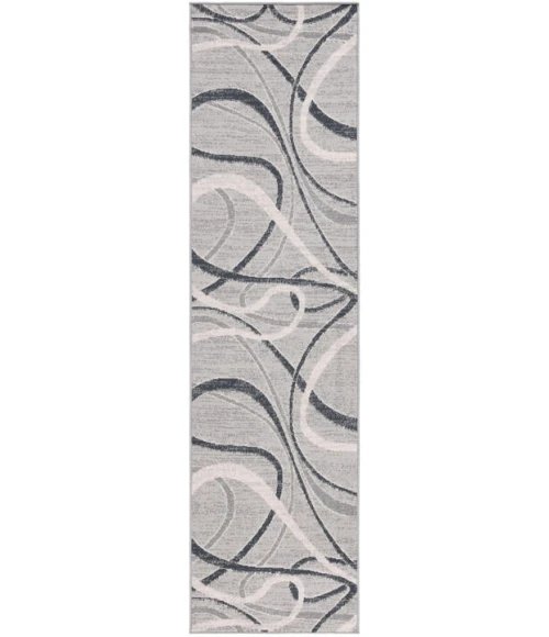 Safavieh Odyssey Grey / Ivory ODY812 2 ft. 2 in. X 8 ft. Runner Rug