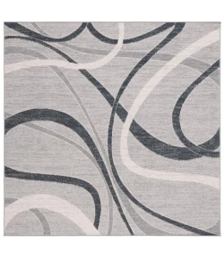 Safavieh Odyssey Grey / Ivory ODY812 6 ft. 7 in. X 6 ft. 7 in. Square Rug