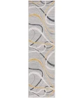 Safavieh Odyssey Grey / Gold Ivory ODY812 2 ft. 2 in. X 8 ft. Runner Rug