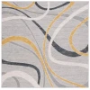 Safavieh Odyssey Grey / Gold Ivory ODY812 6 ft. 7 in. X 6 ft. 7 in. Square Rug