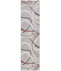 Safavieh Odyssey Grey / Red Ivory ODY812 2 ft. 2 in. X 8 ft. Runner Rug