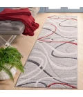 Safavieh Odyssey Grey / Red Ivory ODY812 2 ft. 2 in. X 8 ft. Runner Rug