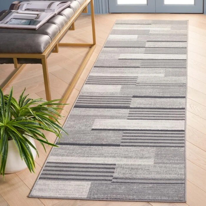 Safavieh Odyssey Grey / Black Ivory ODY816 2 ft. 2 in. X 8 ft. Runner Rug