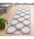 Safavieh Odyssey Ivory / Grey ODY818 2 ft. 2 in. X 8 ft. Runner Rug