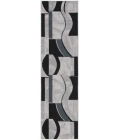 Safavieh Odyssey Ivory / Grey Black ODY826 2 ft. 2 in. X 8 ft. Runner Rug