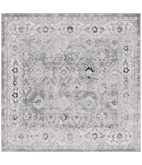 Safavieh Odyssey Light Grey / Grey ODY862 6 ft. 7 in. X 6 ft. 7 in. Square Rug