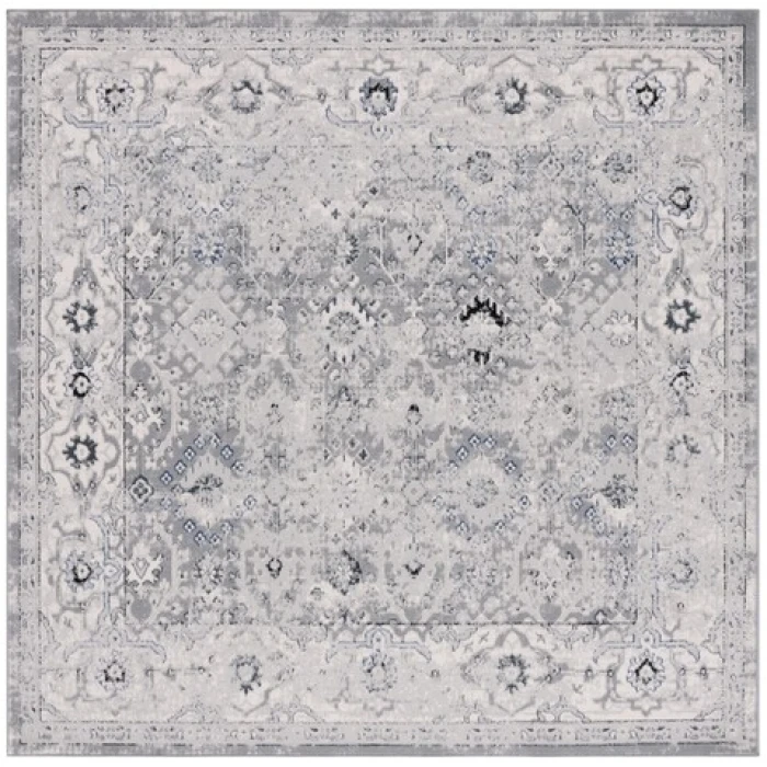 Safavieh Odyssey Light Grey / Grey ODY862 6 ft. 7 in. X 6 ft. 7 in. Square Rug