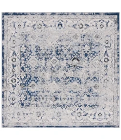 Safavieh Odyssey Grey / Navy ODY862 6 ft. 7 in. X 6 ft. 7 in. Square Rug