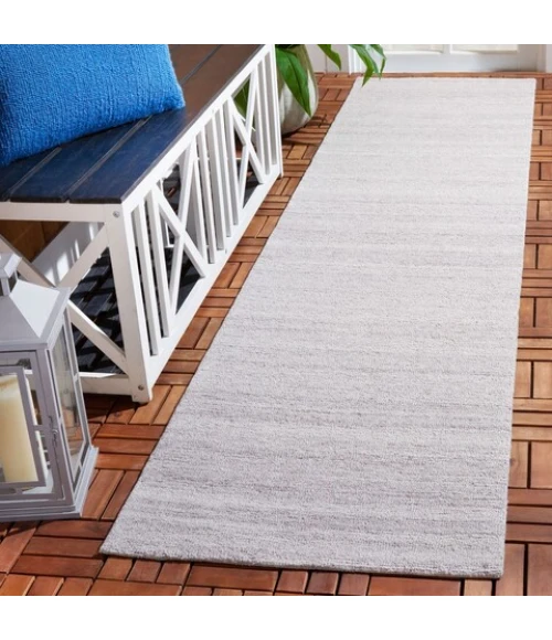 Safavieh Outdoor Micro-Loop Beige OMP101 2 ft. 3 in. X 9 ft. Runner Rug