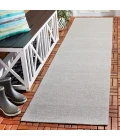 Safavieh Outdoor Micro-Loop Grey OMP101 2 ft. 3 in. X 9 ft. Runner Rug