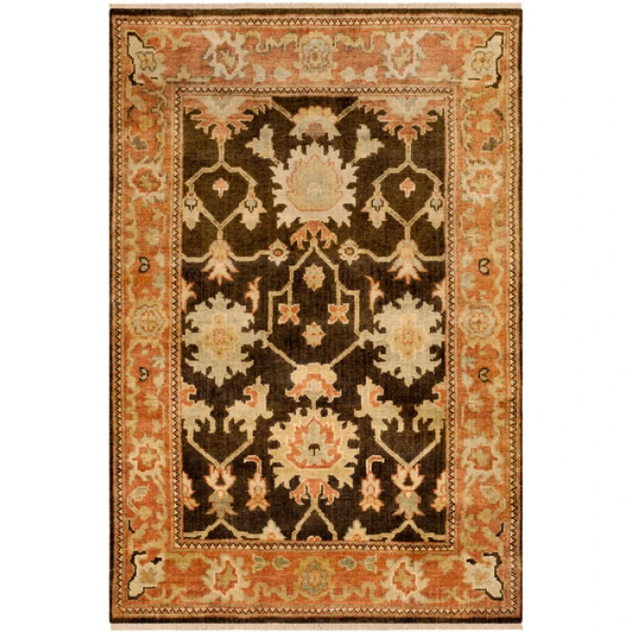 Safavieh Oushak Brown / Rust OSH115 3 ft. X 10 ft. Runner Rug