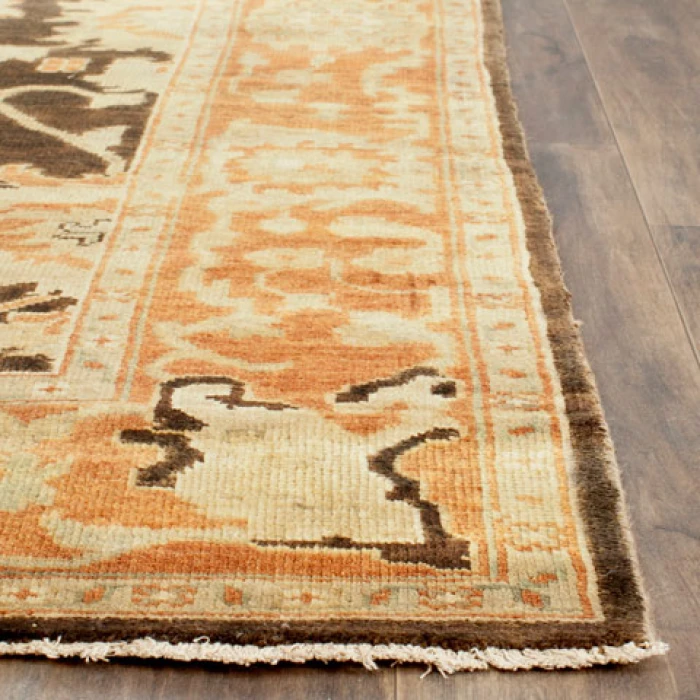 Safavieh Oushak Brown / Rust OSH115 3 ft. X 10 ft. Runner Rug