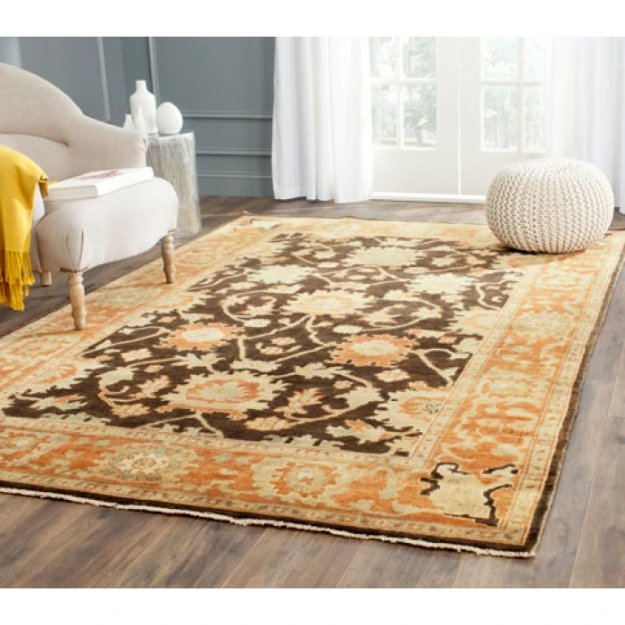 Safavieh Oushak Brown / Rust OSH115 3 ft. X 10 ft. Runner Rug