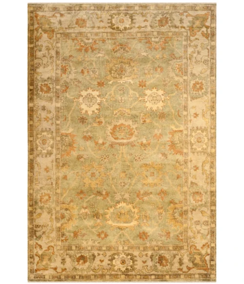 Safavieh Oushak Green / Beige OSH115 3 ft. X 10 ft. Runner Rug