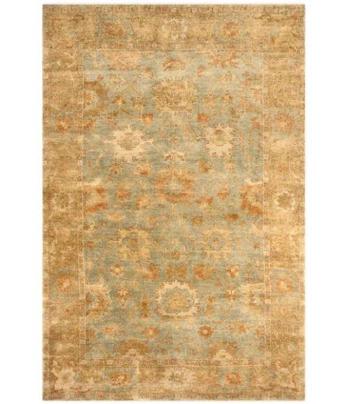 Safavieh Oushak Dark Green / Brown OSH115 8 ft. X 10 ft. Rectangle Rug