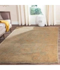 Safavieh Oushak Dark Green / Brown OSH115 8 ft. X 10 ft. Rectangle Rug