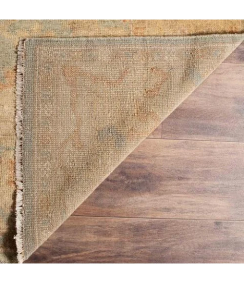Safavieh Oushak Dark Green / Brown OSH115 8 ft. X 10 ft. Rectangle Rug