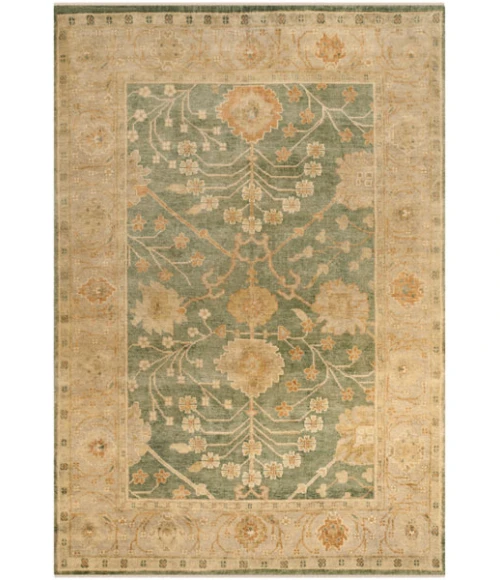 Safavieh Oushak Medium Blue / Green OSH117 3 ft. X 10 ft. Runner Rug