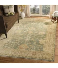 Safavieh Oushak Dark Green / Light Green OSH117 6 ft. X 9 ft. Rectangle Rug