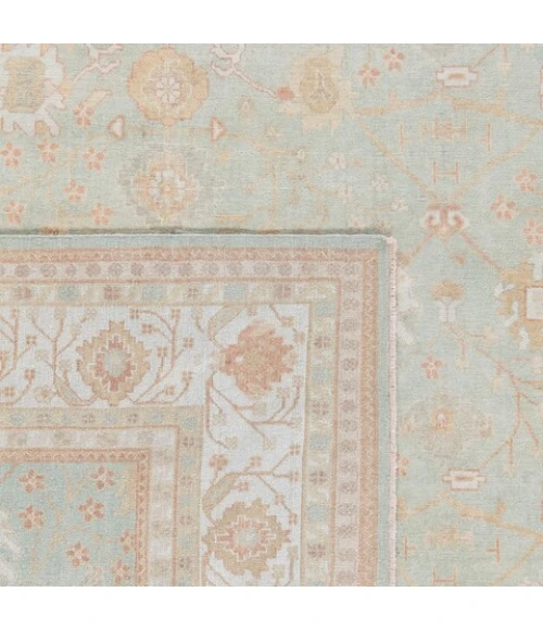 Safavieh Oushak Dark Green / Light Green OSH117 4 ft. X 6 ft. Rectangle Rug