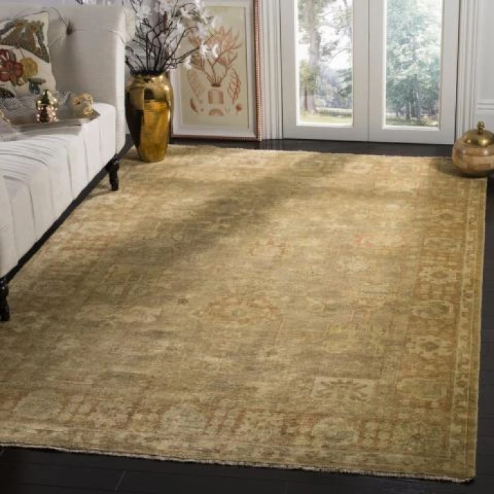Safavieh Oushak Beige / Rust OSH118 8 ft. X 10 ft. Rectangle Rug