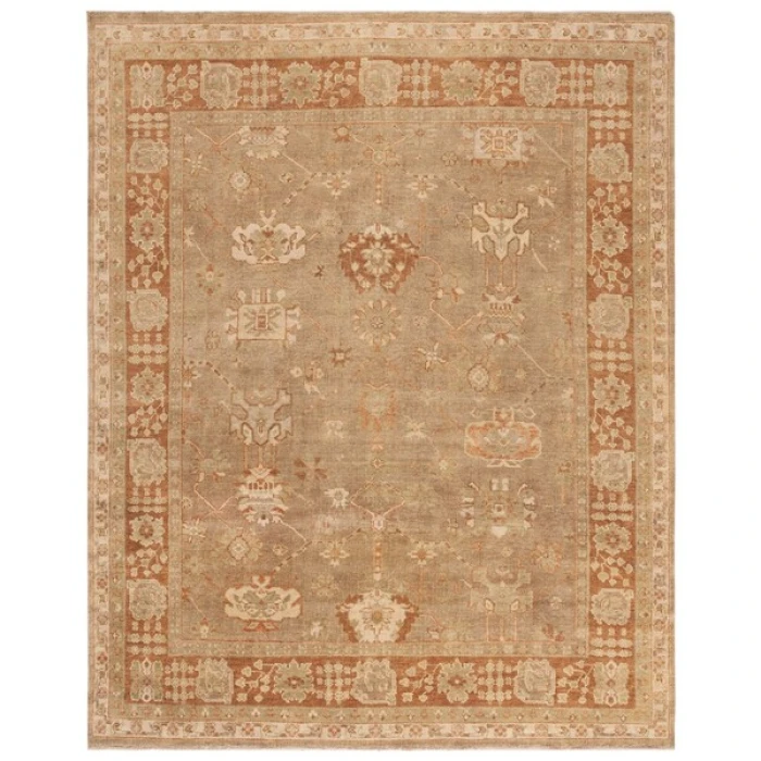 Safavieh Oushak Beige / Rust OSH118 8 ft. X 10 ft. Rectangle Rug