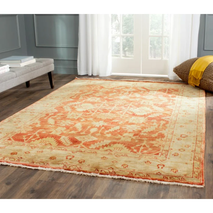 Safavieh Oushak Rust / Ivory OSH119 4 ft. X 6 ft. Rectangle Rug