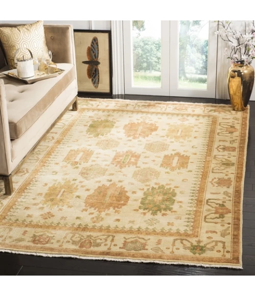 Safavieh Oushak Ivory / Ivory OSH126 9 ft. X 12 ft. Rectangle Rug