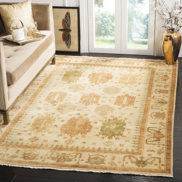 Safavieh Oushak Ivory / Ivory OSH126 8 ft. X 10 ft. Rectangle Rug