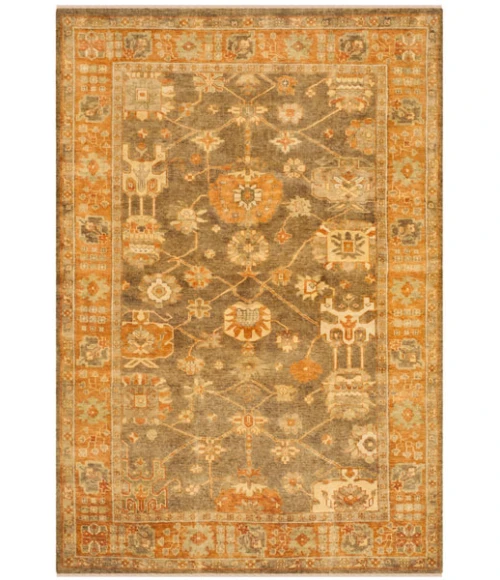 Safavieh Oushak Brown / Rust OSH144 3 ft. X 10 ft. Runner Rug