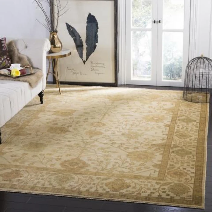 Safavieh Oushak Ivory / Ivory OSH145 9 ft. X 12 ft. Rectangle Rug