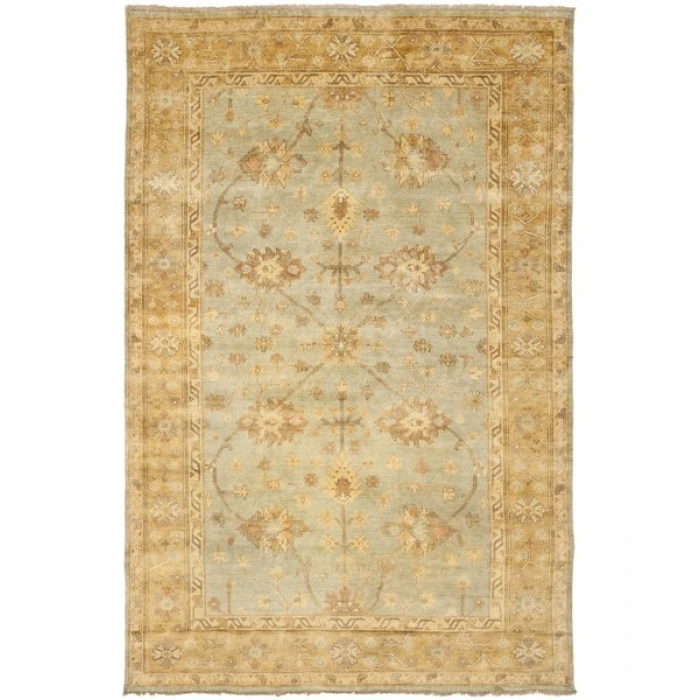 Safavieh Oushak Light Blue / Gold OSH151 12 ft. X 18 ft. Oversized Rug