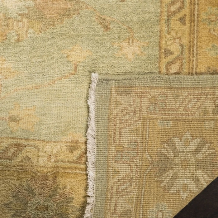 Safavieh Oushak Light Blue / Gold OSH151 12 ft. X 18 ft. Oversized Rug