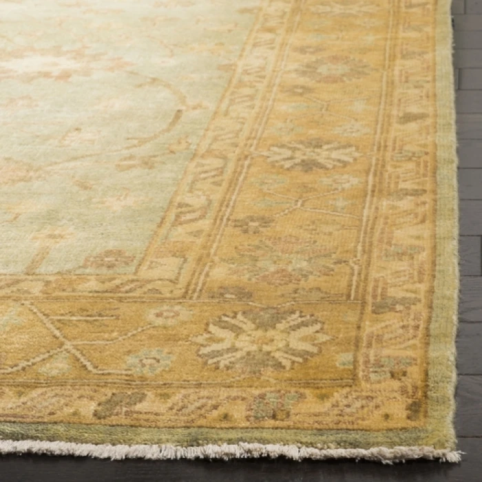 Safavieh Oushak Light Blue / Gold OSH151 12 ft. X 18 ft. Oversized Rug