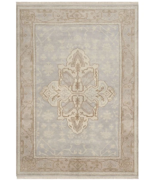 Safavieh Oushak Light Blue / Brown OSH233 8 ft. X 10 ft. Rectangle Rug