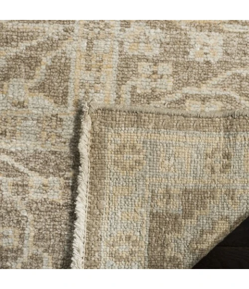 Safavieh Oushak Grey / Grey OSH601 9 ft. X 12 ft. Rectangle Rug