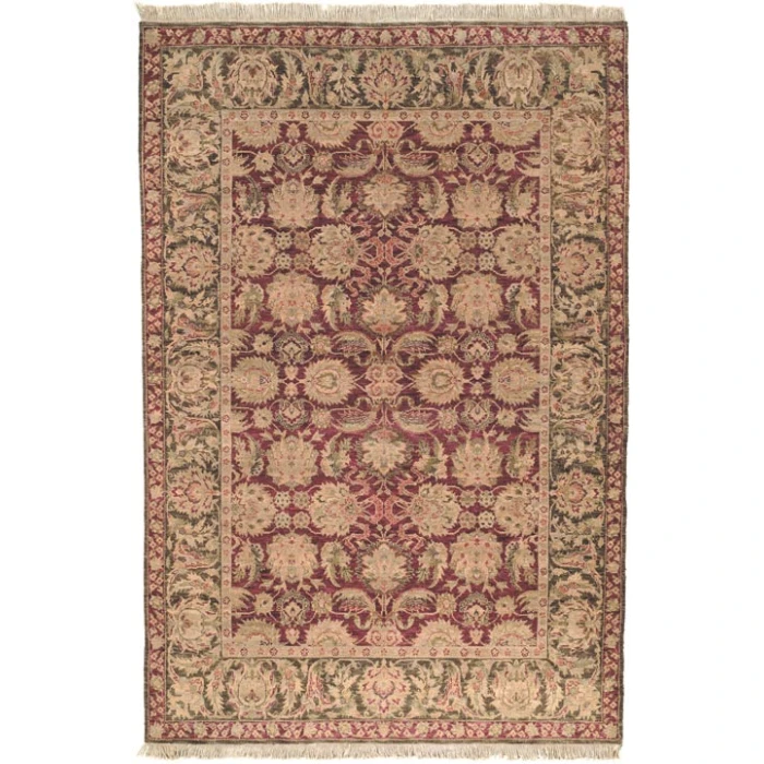 Safavieh Old World Burgundy / Green OW115 9 ft. X 12 ft. Rectangle Rug