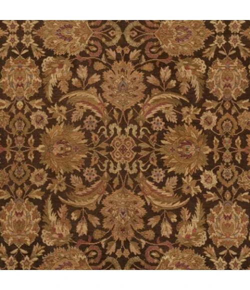 Safavieh Old World Dark Brown / Gold OW115 6 ft. X 6 ft. Square Rug