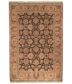 Safavieh Old World Dark Brown / Gold OW115 5 ft. X 8 ft. Rectangle Rug