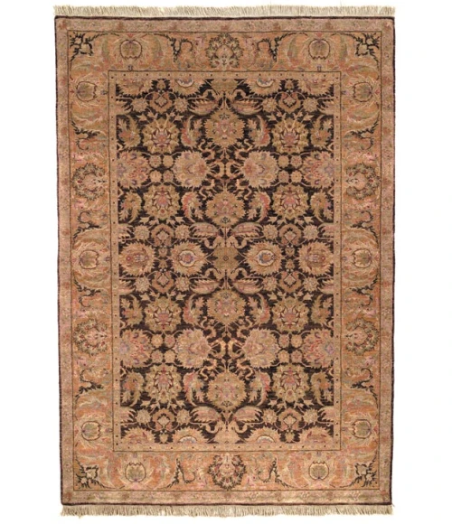 Safavieh Old World Dark Brown / Gold OW115 5 ft. X 8 ft. Rectangle Rug