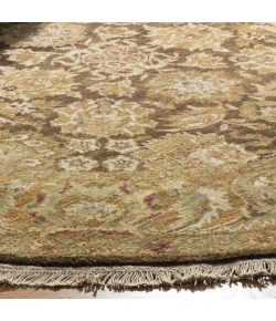 Safavieh Old World Dark Brown / Gold OW115 6 ft. X 6 ft. Square Rug