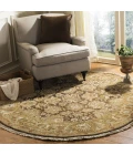 Safavieh Old World Dark Brown / Gold OW115 4 ft. X 4 ft. Round Rug