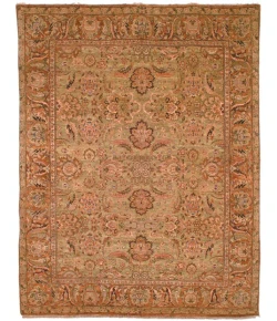 Safavieh Old World Light Green / Gold OW115 6 ft. X 9 ft. Rectangle Rug