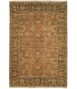 Safavieh Old World Gold / Green OW115 6 ft. X 9 ft. Rectangle Rug
