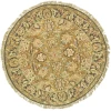Safavieh Old World Gold / Green OW115 6 ft. X 6 ft. Round Rug