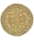 Safavieh Old World Gold / Green OW115 6 ft. X 6 ft. Round Rug
