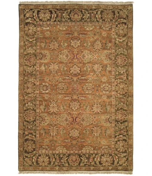Safavieh Old World Gold / Green OW115 6 ft. X 9 ft. Rectangle Rug